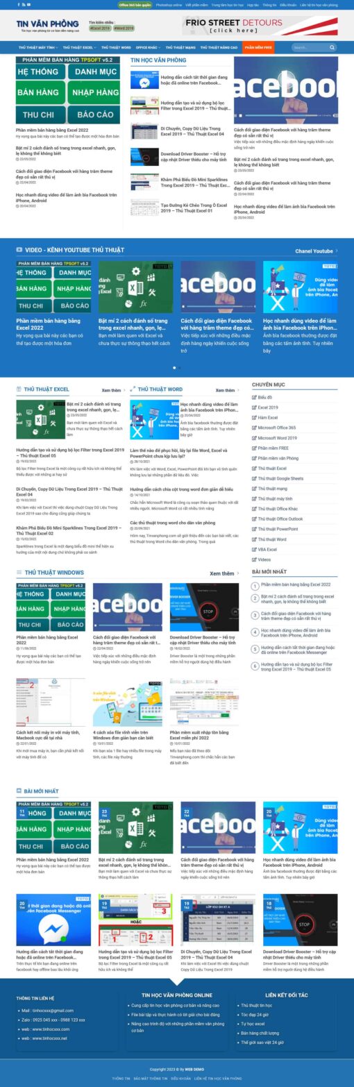 Theme wordpress tin tức tin học văn phòng - Theme Wordpress Giá Rẻ - Mua Bán Theme WP Đẹp Chuẩn Seo