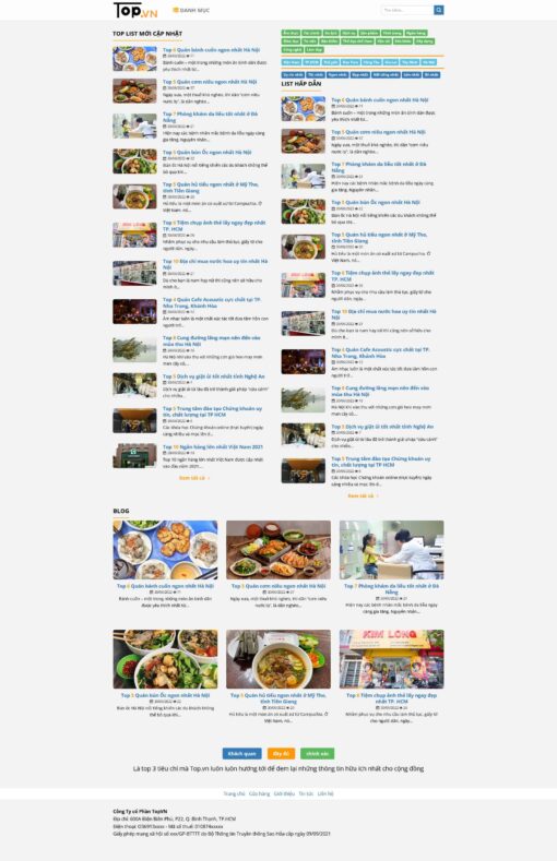 Theme wordpress toplist - Theme Wordpress Giá Rẻ - Mua Bán Theme WP Đẹp Chuẩn Seo