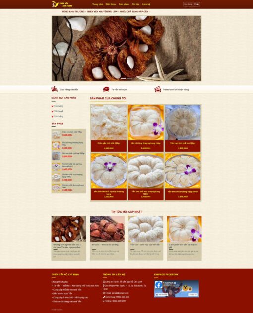 Theme wordpress yến sào - Theme Wordpress Giá Rẻ - Mua Bán Theme WP Đẹp Chuẩn Seo
